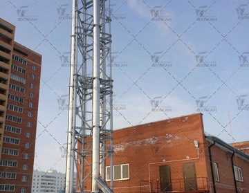 В Новосибирске реализован крупный проект системы модульных дымоходов ВУЛКАН для газовой котельной нового жилого комплекса